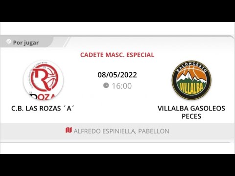 Cadete masc A LAS ROZAS - VILLALBA GASÓLEOS PECES