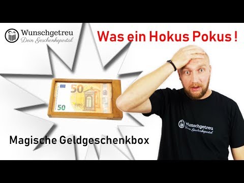 Magische Geldgeschenkbox ► TOP Geschenk oder nur Hokus Pokus? ✅ Wir haben's gecheckt! | Wunschgetreu