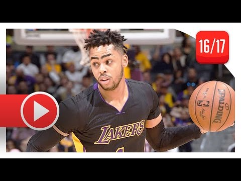 D'Angelo Russell Full Highlights vs Timberwolves (2017.03.24) - 15 Pts, 6 Assists