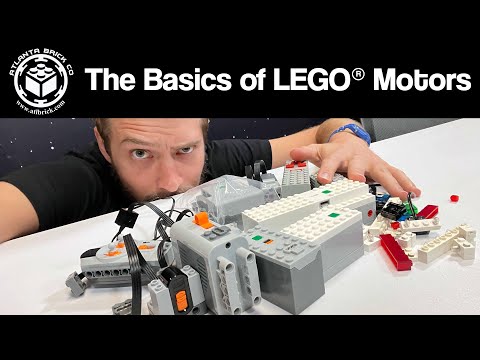 YouTube thumbnail: LEGO(R) Motorized Pieces: The Basics