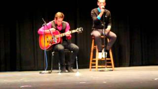 collin luetkemeyer and trevor carter singing &quot;Until The Sunrise&quot; by Timeflies
