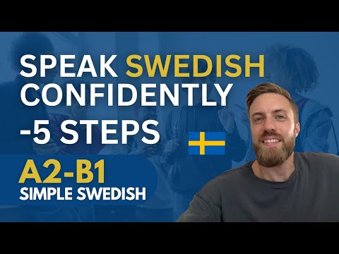 Tala svenska med självförtroende - 5 steg (podd på lätt svenska)