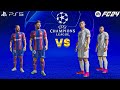 FC 24😱| Ronaldo & Mbappe vs Messi & Neymar | FC BARCELONA VS REAL MADRID - UCL FINAL!