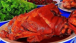 Extreme Mukbang Challenge 🐷🔥 Eating a Giant Spicy Braised Pork Leg Feast | Realistic Eating Show