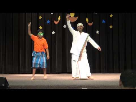 Me and my son's dance performance