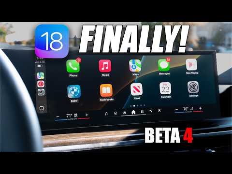 iOS 18 New Apple CarPlay Features BETA 4