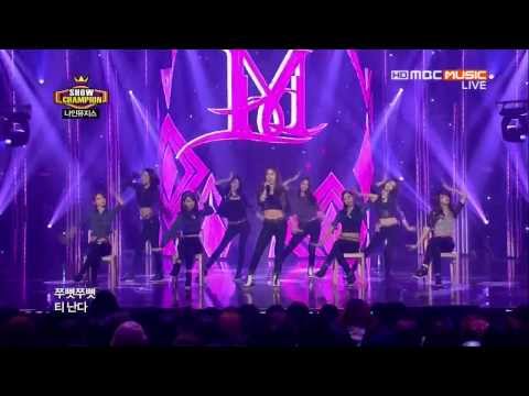[HD 720p] 131016 Nine Muses - Gun (Comeback Stage)