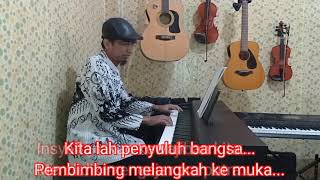 Download lagu Mars PGRI (karaoke   lirik) for male, in D mayor mp3