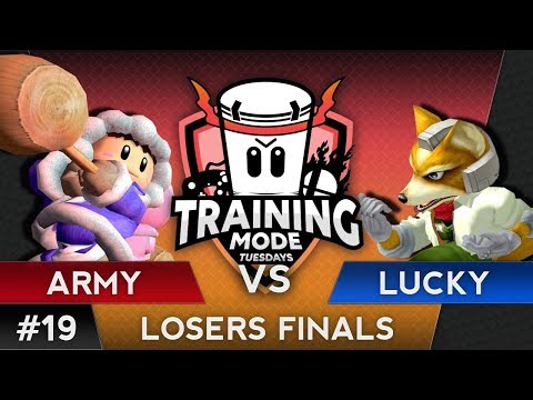 TMT 19 - Lucky (Fox) VS Army (Icies) - SSBM Losers Finals - Smash Melee
