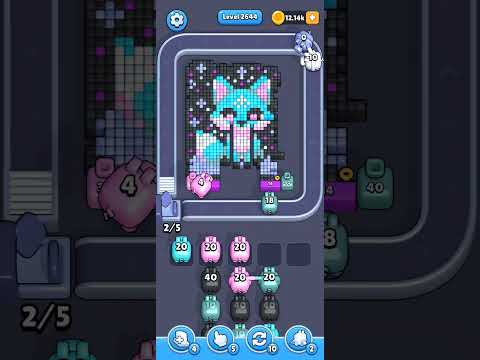 Pixel Flow Level 2644 Walkthrough