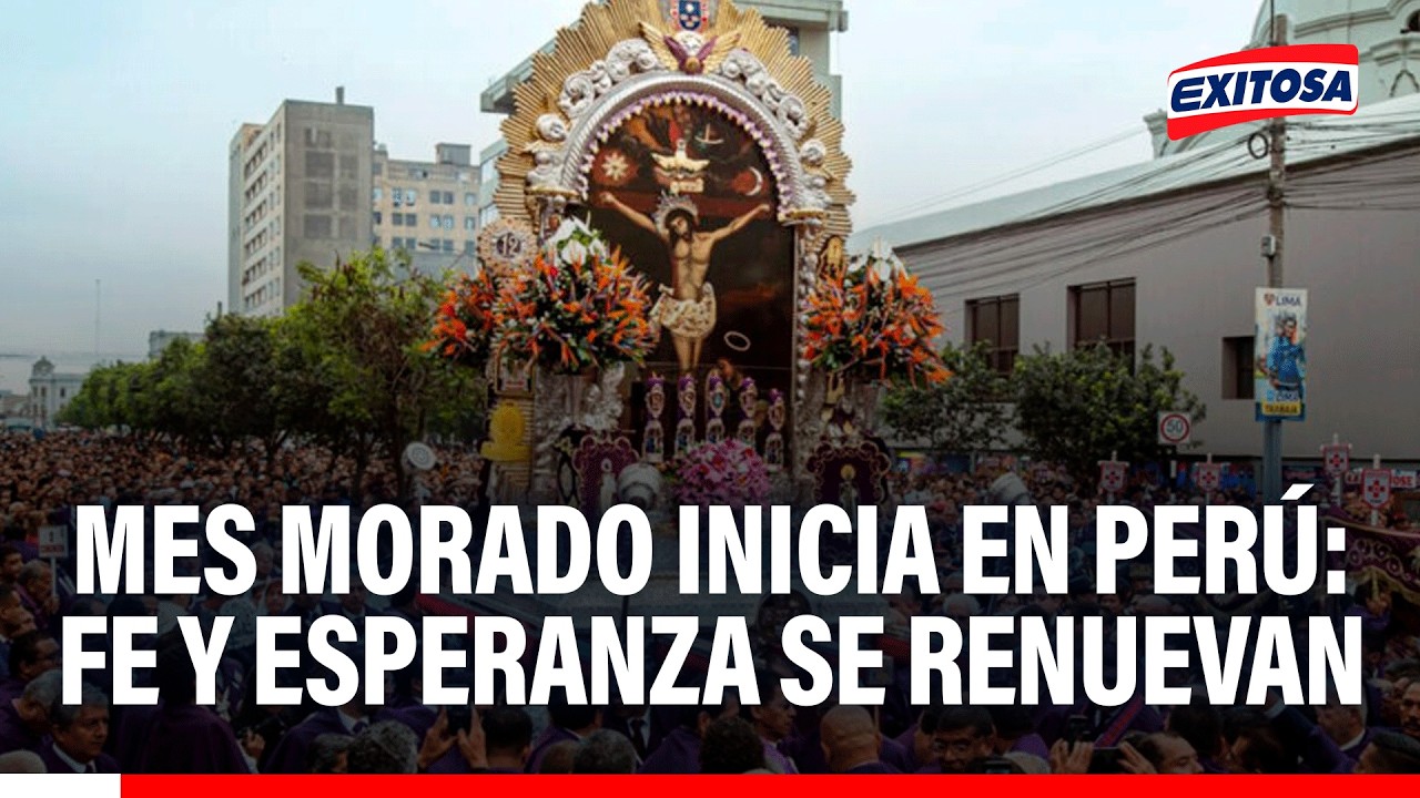 🔴🔵 Fe y esperanza se renuevan, devotos rinden homenaje al Señor de los Milagros