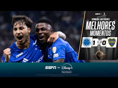 Gols e lances de Cruzeiro x Boca Juniors