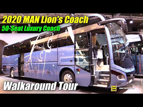2020 MAN Lions Coach 50-Seat Bus - Exterior Interior Walkaround