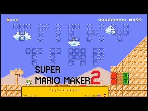 Super Mario Maker 2 - Tricky Trap Pyramid [XRM-NWV-XVG]
