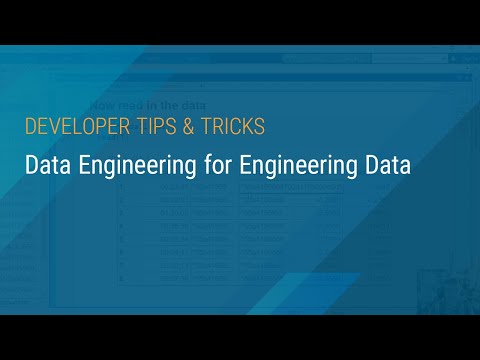 Data Engineering for Engineering Data