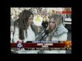JILL NICOLINI MACYS THANKSGIVING DAY PARADE ON FOX 5 INTERVIEWING AVRIL LAVIGNE 11 24 11