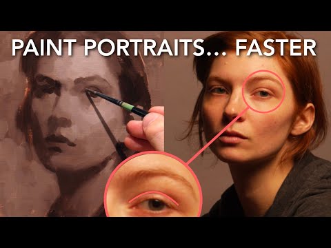 The FASTEST way to paint a portrait