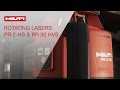 Roterende laser Hilti PR 2-HS og PR 30-HVS