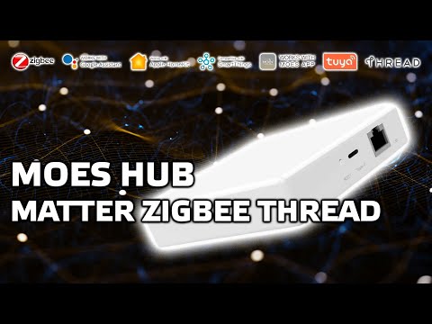 Moes Matter Zigbee Thread Hub - review, connecting to Tuya, Apple Homekit and Home Assistant, tests