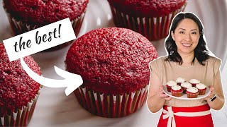 my go-to red velvet cupcakes - super simple recipe