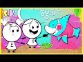 BABY SHARK Nursery Rhyme Dance Moves Sing Along With EK Doodles