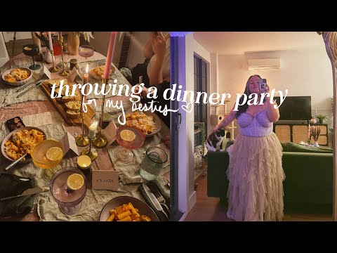 throwing a dinner party in celebration of platonic love and friendship