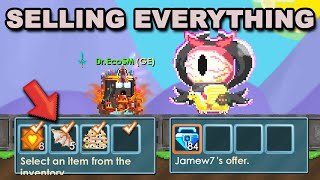 Selling ALL my EXPENSIVE items! (TONS BGL) | Growtopia