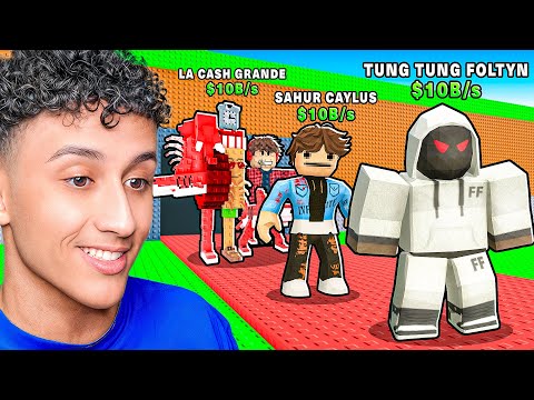 $0 - $1 TRILLION With YOUTUBER Only Brainrots in Steal a Brainrot!