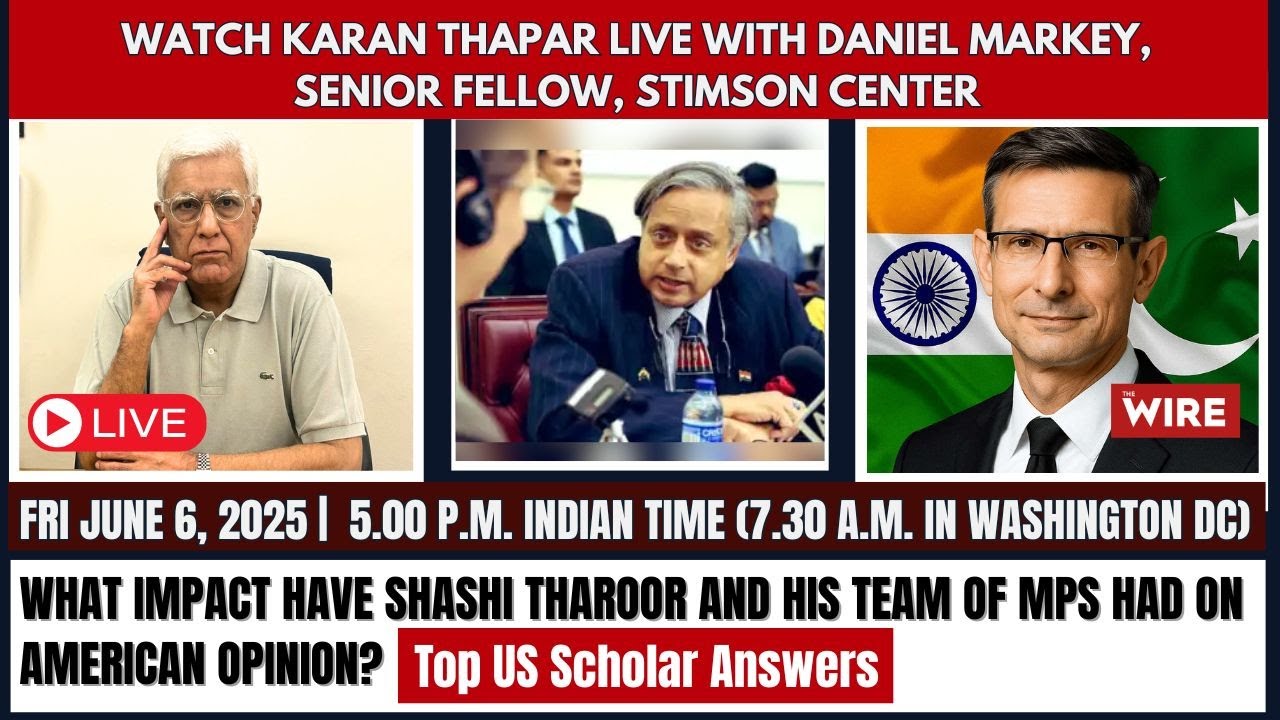 LIVE : What impact have Shashi Tharoor and his team of MPs had on American opinion? | Karan Thapar