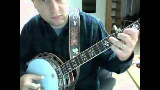 How to play O Cumberland River intro on banjo