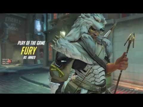 Overwatch - See through the Wolf's Eye. (Hanzo+Zarya Play of the Game)