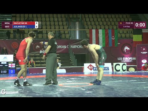 1/4 FS - 65 kg: I. JULAKIDZE (GEO) df. M. SACULTAN (MDA), 7-4