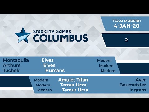SCGCOL: Round 2 - Montaquila, Arthurs, Tuchek vs Ayers, Baumeister, Ingram | Team Modern