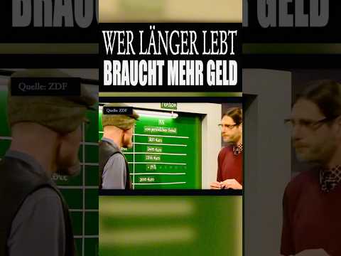 Rente, Pension und ein Vergleich, über den kaum gesprochen wird #satire #lacroix #gesellschaft