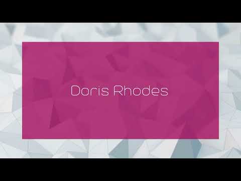 Doris Rhodes - appearance