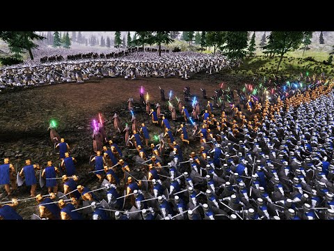 Knights & Archer Try to Defend Castle From Demons Ultimate Epic Battle Simulator UEBS
