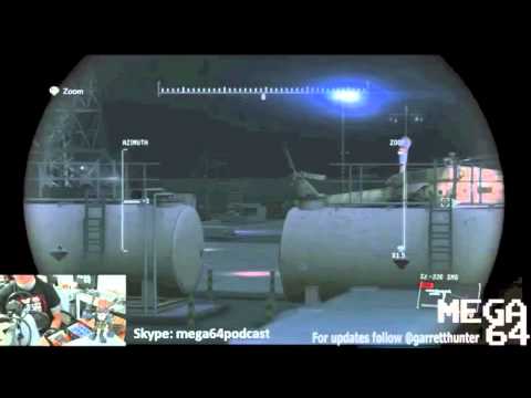 Mega64 Poorly Played Stream 82 - SolidSnake's Call, Metal Gear Series