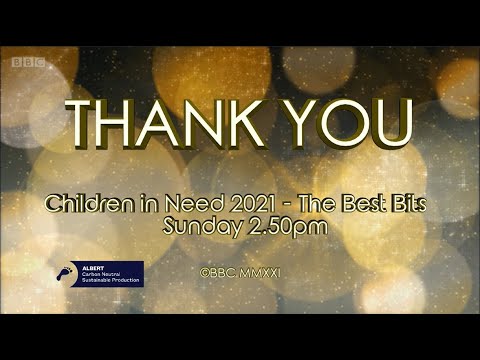 BBC's Children in Need 2021 Closing