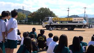 10月13日【びわ湖放送ニュース】事故の恐ろしさを伝える　スタントマンが自転車事故を再現する交通安全教室