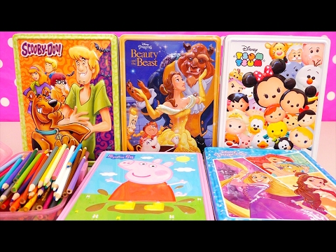 Speed Coloring Scooby Doo, Beauty & the Beast, Peppa Pig, and Fun Activities for Kids 💖 Sniffycat Video