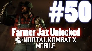 Farmer Jax Unlocked! - Mortal Kombat X Mobile Gameplay Pt 50 [V1.3] [IOS - iPad]