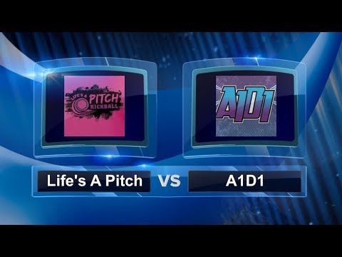 Life's A Pitch vs A1D1 - Pool Play - Women's DC Kickball365 Open #DCKO2018