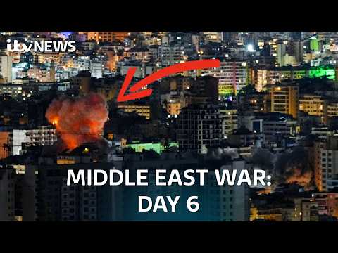 Israel launches missiles on Beirut as strikes on Tehran continue