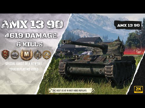 AMX 13 90 best LT for 1v6 :D | #wotreplays 390