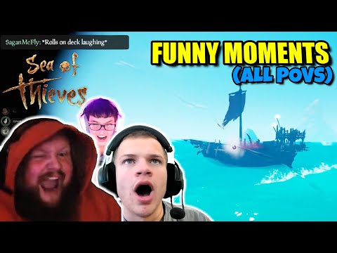 Best of CaseOh, Jynxzi, & Sketch Sea Of Thieves! (FUNNY MOMENTS)