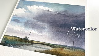 Preserving Whites: A New Watercolor Technique for Painting Clouds
