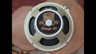 Video thumbnail for Celestion 12" comparison: Vintage 30 and Alnico Gold by mmazar