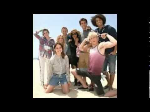 Teen Beach Movie Cast Hanging out together