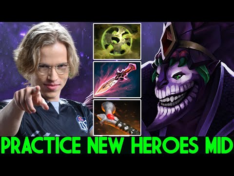 TOPSON [Dazzle] Practice New Heroes Mid with New Items Dota 2