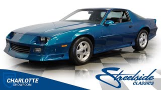 Video Thumbnail for 1991 Chevrolet Camaro RS